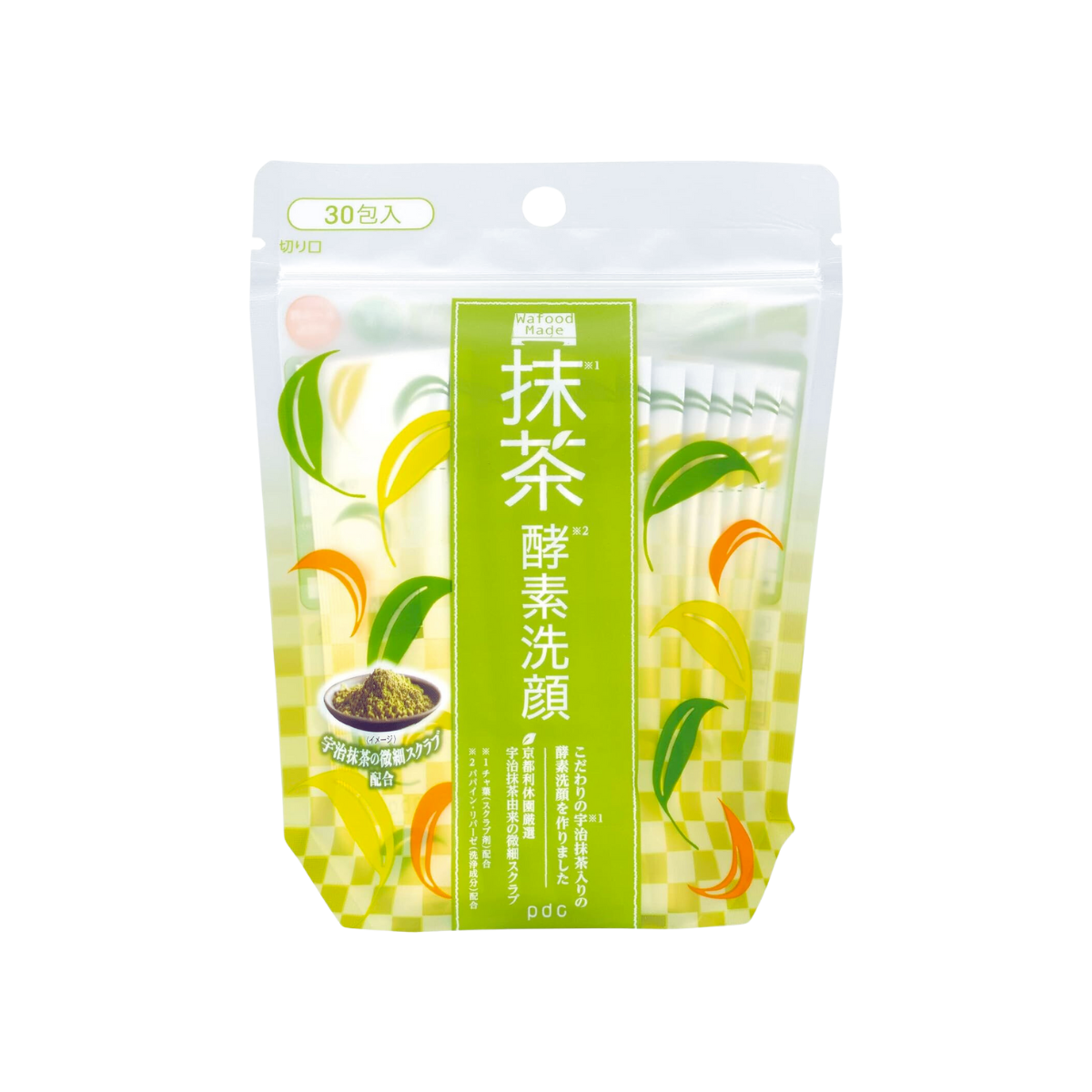 WAFOOD MADE Uji Matcha Enzyme facial cleansing Powder